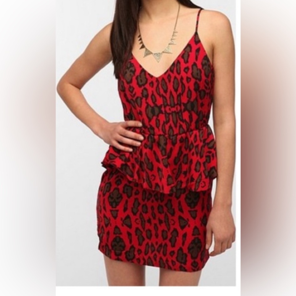Dolce Vita Red Leopard Dress